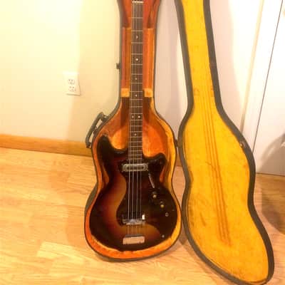 Vintage-Framus-strato-star-bass-1960's-German-awesome-refinished-neck-RARE, image 11