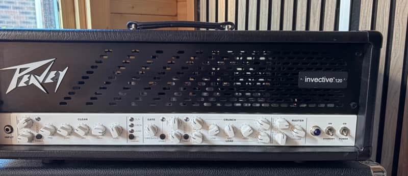 Peavey invective 120 Misha Mansoor Signature 3-Channel 120-Watt Guitar Amp Head 2017 - Present - Black image 1