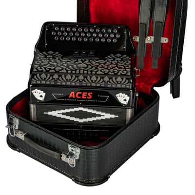 Hohnica ACES II GCF Accordion - Black 3 Registers (ACES II GBK) image 15