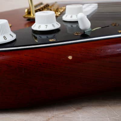 Fender Order Made ST-62 Stratocaster Reissue MIJ 1993 Satin Transparent Walnut Fujigen w/ Bag image 7
