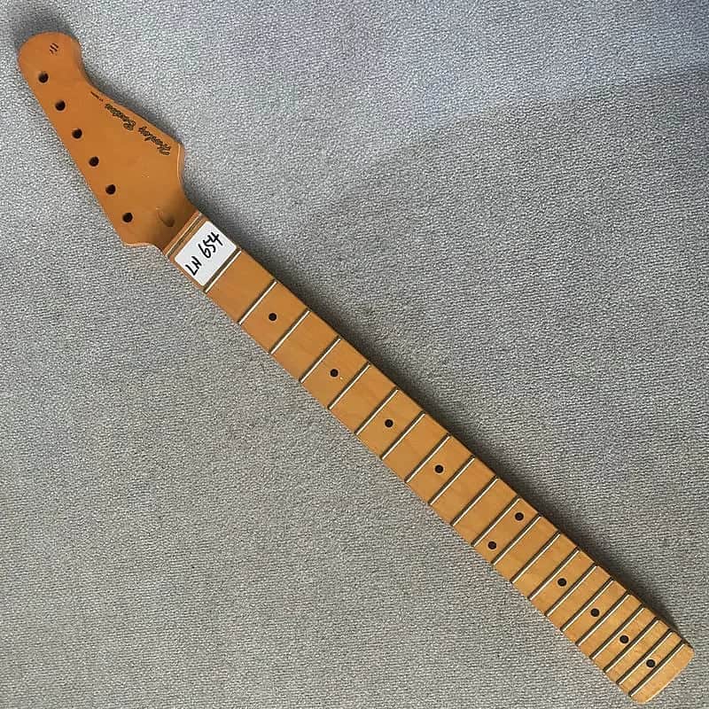 Harley Benton Strat style Maple Guitar Neck, 21 Frets Fingerboard image 1