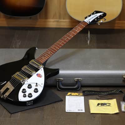 Minty! 2022 Rickenbacker 350/V63 Semi-Hollow Electric Guitar JetGlo + OHSC image 1