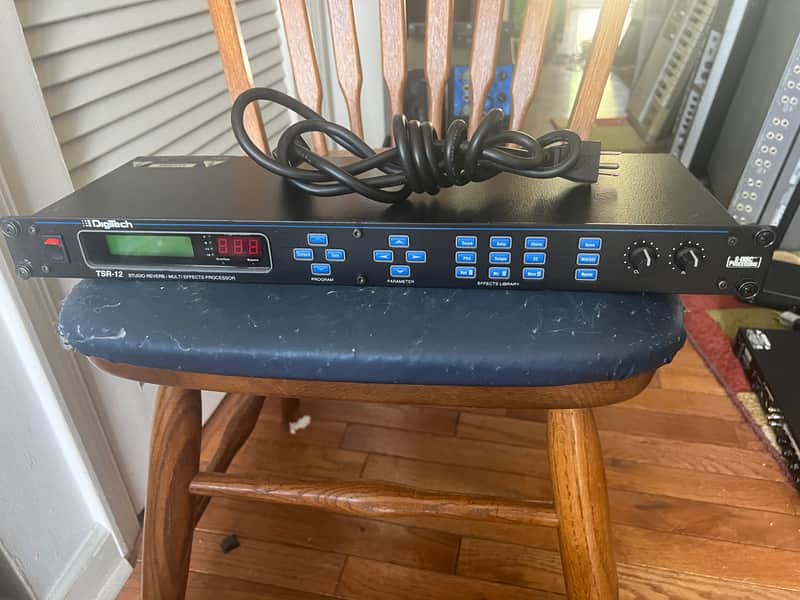 DigiTech TSR-12 Studio Reverb / Multi-Effects Processor with IEC power cable and rack mount bolts/washers. Looks near new. image 1