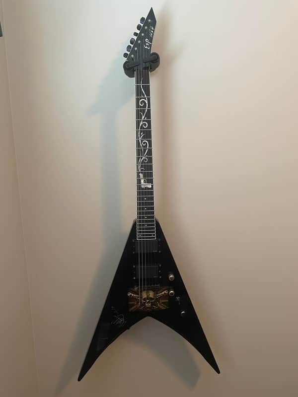 ESP Michael Paget Signature Guitar (Signed) 2010 Black With | Reverb