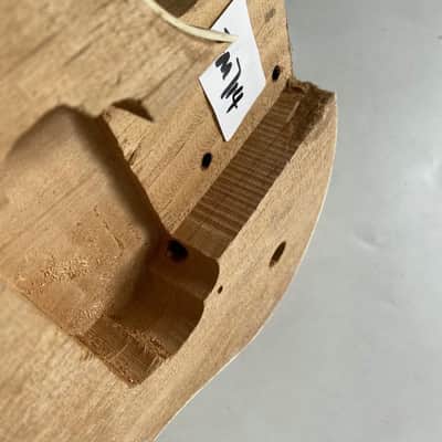 Lefty Alder Wood Guitar Single Cut Body image 4