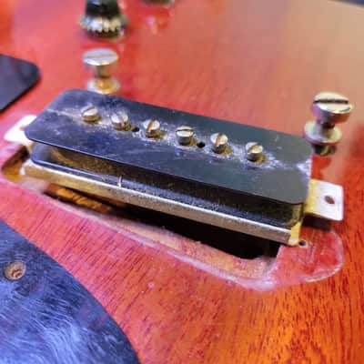 Vintage 1960 Gibson Les Paul Junior Double Cutaway - All Original - Very Clean - No Mods/No Breaks - Cherry image 11