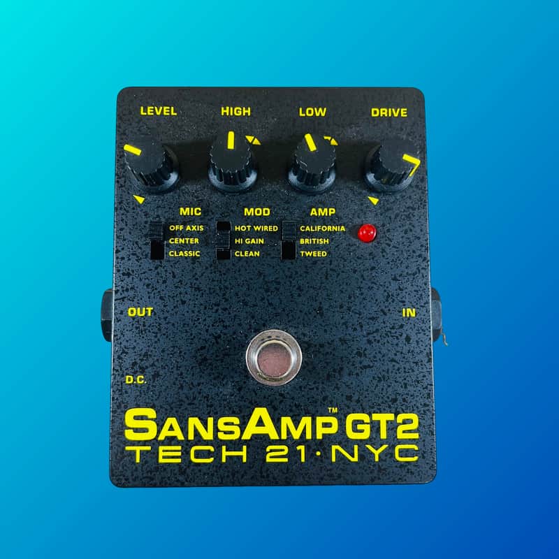 Tech 21 SansAmp GT2 Tube Amp Emulation Pedal image 1