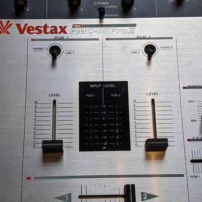 Vestax PMC-05 Pro II DJ Scratch Mixer 1990s Gold/Black image 5