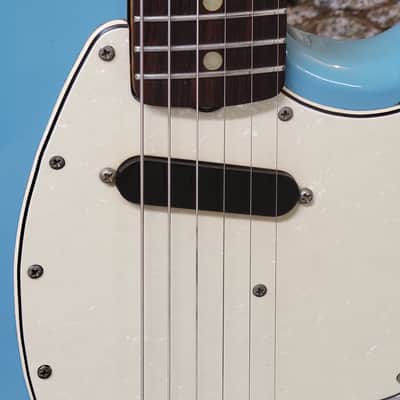 1966 Fender Musicmaster II Short Scale - Daphne Blue With Original Case image 4