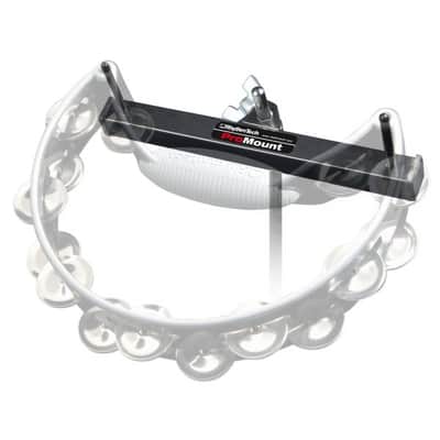 Rhythm Tech RTPRO10 Pro Series Tambourine! Black with Steel Jingles and Pro Mount **FREE SHIPPING!** imagen 2