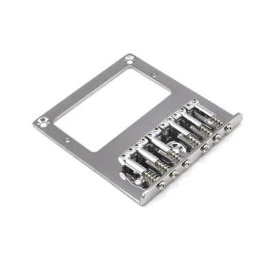 KD By AxLabs Tele®-style Bridge With Humbucker Mount - String-Through Top Or Body - Chrome image 1