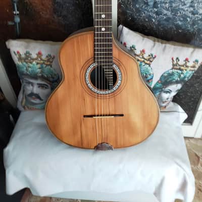 Old italian vintage Ancient guitar F. Masetti Acoustic 1930 Natural image 1