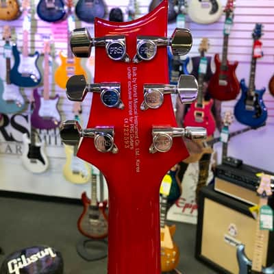 PRS SE Custom 24, 25th Anniversary 2009 Made In Korea Vintage Yellow with Deluxe Case - Pre Owned image 16