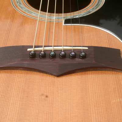 1977 Yairi YW600G Grammer Guitar Style New Jacaranda - Natural+Hard Case image 17