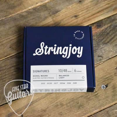 Stringjoy SJ-BAL10 Signatures Nickel Wound Electric Guitar Strings Balanced Light 10-48 image 2
