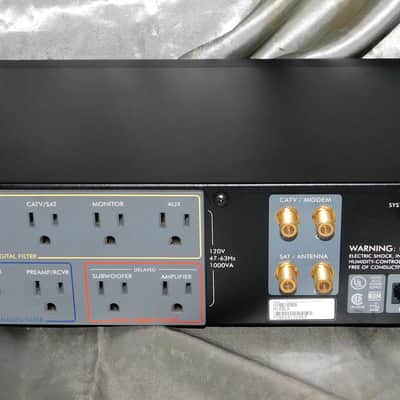 APC H10 BLK Power Conditioner 12 Outlet Surge Protector Home Theater AV image 5