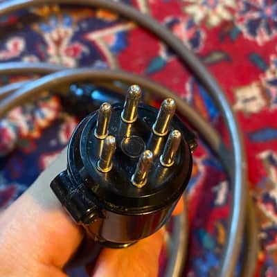 Leslie Speaker cable 6W 6 pin 10 ft. Vintage - Brown image 2