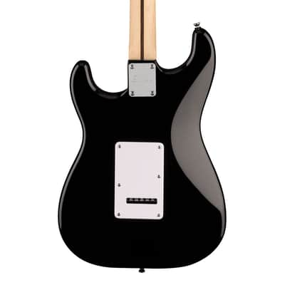 Used Squier Sonic Stratocaster Electric Guitar - Black w/ Maple FB image 7