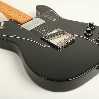 Fender American Vintage II 1977 Telecaster Custom Maple Fingerboard Black VS230633 image 10