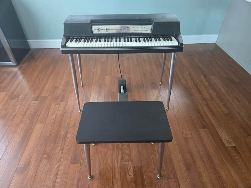 Wurlitzer 200 64-Key Electric Piano 1968 - 1974 - Black Bild 1