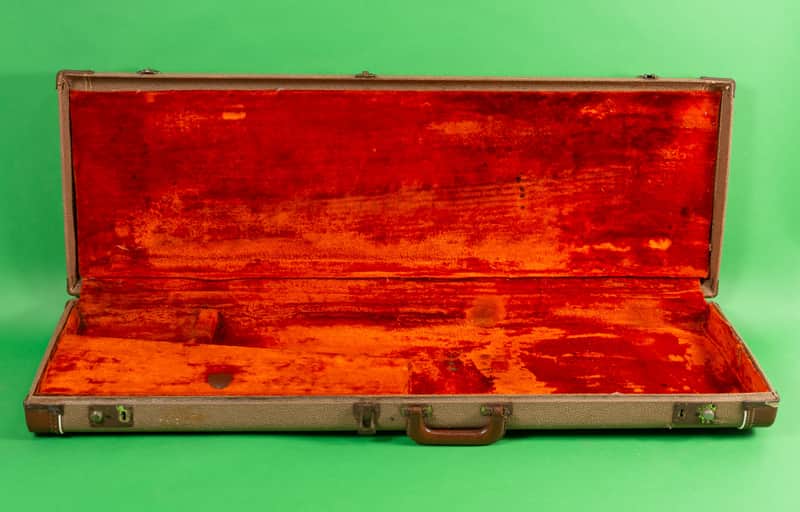 1962 or 1963 Fender Stratocaster Telecaster Esquire Case - Brown image 1