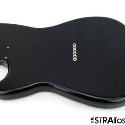 2016 Fender Duo-Sonic BODY Guitar Parts Alder Offset Shape Guitar Parts Black SALE image 7