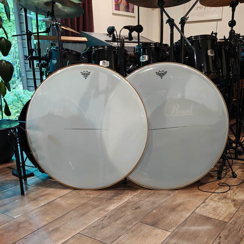 Remo Hazy Timpani Heads Lot of TWO TI-3200-00 32 inch image 1