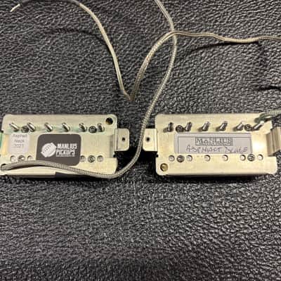 Manlius Asphalt Humbucker Set 50mm Spacing Cream image 2
