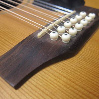 Vintage! 1980’s Simon & Patrick Luthier W.C. Natural Satin 12-String Acoustic/ Electric Guitar + Case image 24