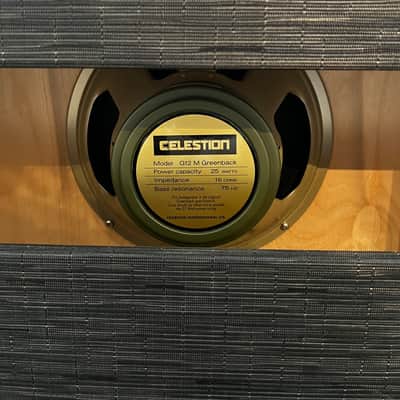 Morgan Amplification 112 CAB-Gold 1x12 Guitar Cab with Celestion Greenback, Twilight Finish image 2