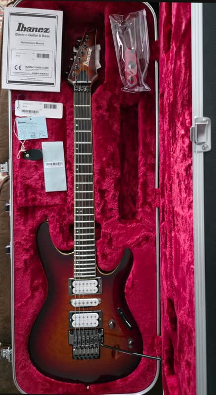 Ibanez S6570SK-STB Prestige with Ebony Fretboard 2023 Sunset Burst image 1