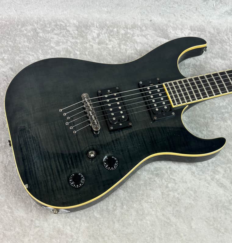 Washburn X-Series Pro X50PROFE electric guitar in transparent black image 1