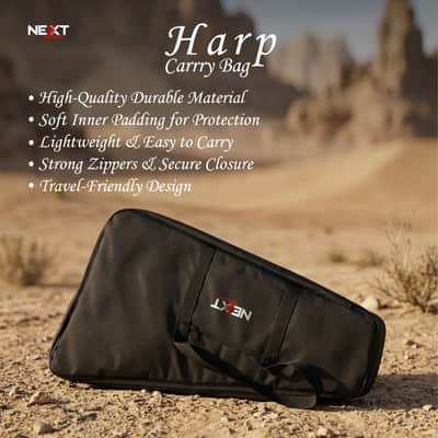 Custom Harp Bag Waterproof Padded Gig Case for Pedal & Lever Harps Durable 600D Heavy Duty Travel Cover Soft Case image 3