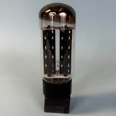 1960s RCA 5U4GB Vintage Black Plate Halo Getter Rectifier Tube! T371 image 2
