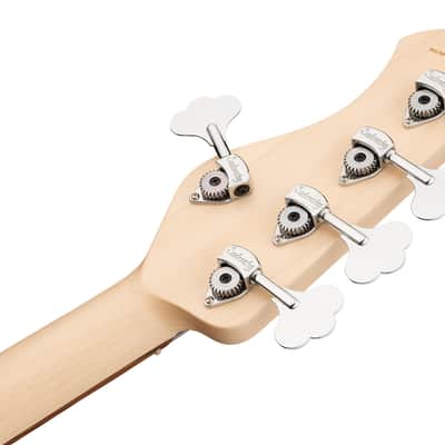 Sadowsky MetroLine 21-Fret Vintage MJ Bass 5 String, Red Alder Body, Burgundy Burst Transparent Satin image 9