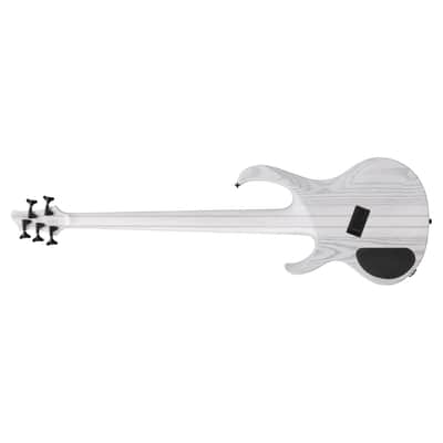 Ibanez Bass Workshop BTB865MS 5-string Bass w/ Hardshell Case - Transparent White Flat image 4