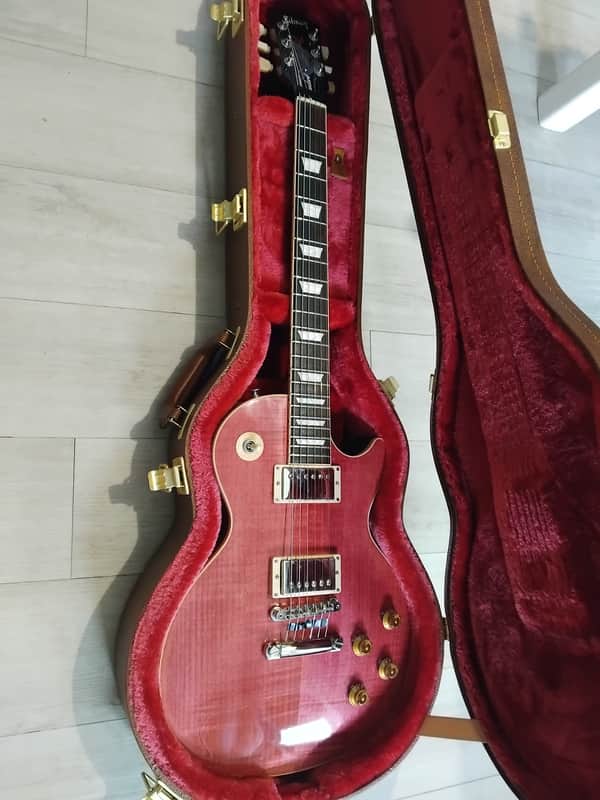 Gibson Gibson Les Paul Standard 50s Trans Pink 2022 - Trans Pink image 1
