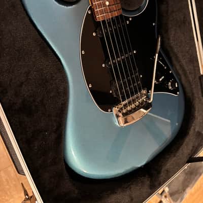 Ernie Ball Music Man Cutlass HSS Kaser B-52 2018 - 2021 - Vintage Turquoise Blue - OHSC, Tremolo, Strap, Strap Locks image 1