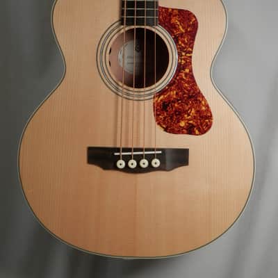 Guild Jumbo Junior Acoustic Electric Bass Antique Blond Satin image 3