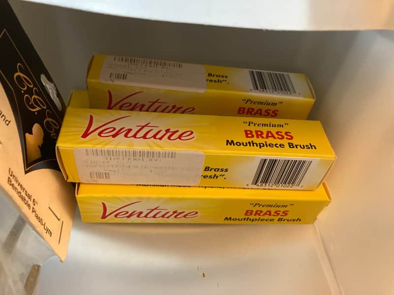 LOT of 5 - Venture Brass Mouthpiece Brush #1022 image 1