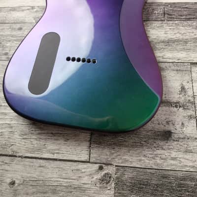 Havok Hard Tail Chameleon 2pc Mahogany Guitar S type, HS config Custom Guitar Body. 80' style image 9