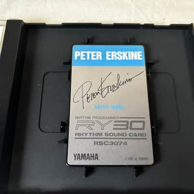 YAMAHA RHYTHM SOUND CARD RSC3074 PETER ERSKINE RY30 w/ case image 3