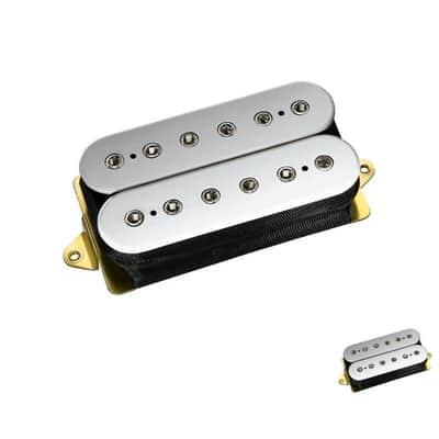 DiMarzio DP152 Super 3, Bridge Humbucker Pickup with F-spaced - Chrome Tops -NEW image 1