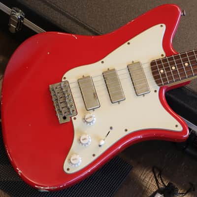 2021 K-Line Del Mar Electric Guitar Factory Relic Dakota Red + COA HSC image 2