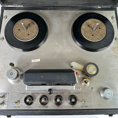 Ampex 350 / 351 Reel To Reel Transport Magnetic Tape Recorder w/ Original Case image 6