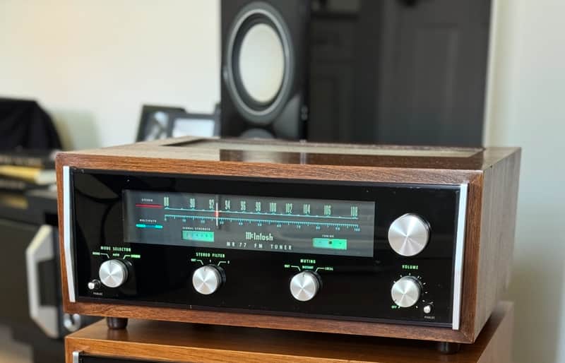 Vintage Mcintosh MR77 Stereo Tuner + Original Wood Case ~RARE~ LOOK ! image 1