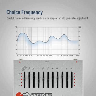 SONICAKE Tone Group 10-Band EQ Guitar Equalizer Guitar True Bypass Effects Pedal image 3