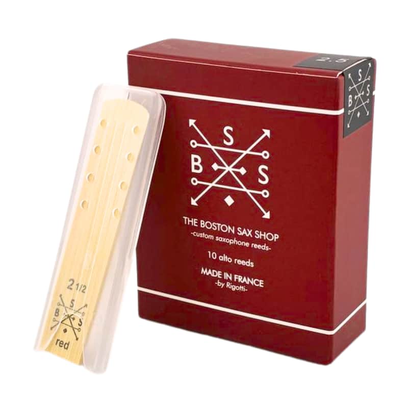 Caja de 10 cañas Boston Sax Shop "Red" para Saxo alto image 1