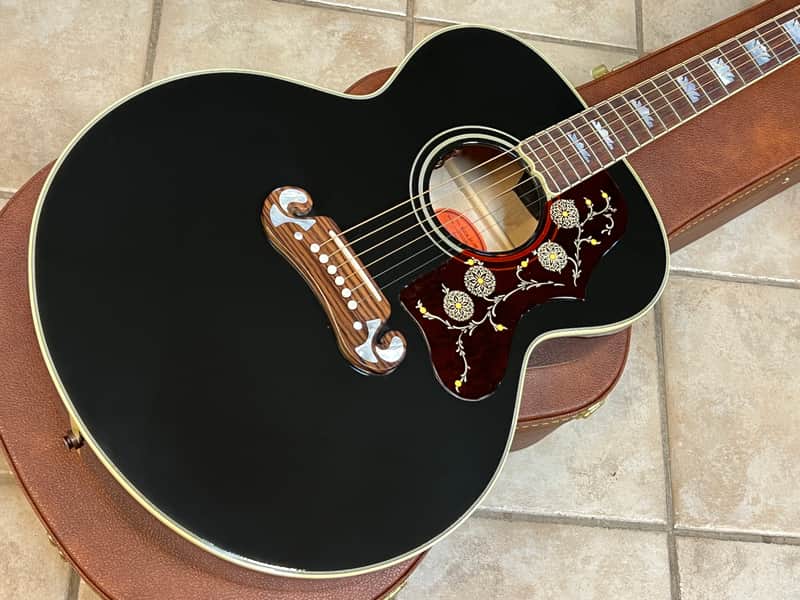 2025 Gibson Custom Elvis SJ-200 Ebony image 1
