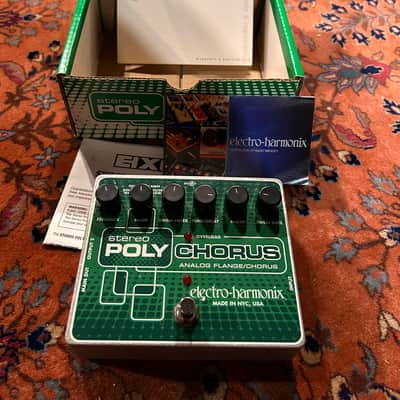 Electro-Harmonix Stereo Polychorus Analog / Chorus / Flanger / Slapback Echo 2011 - 2023 - Green image 1